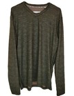 Adidas Shirt Techfit Green Team Issue Fitted Shirt Mens Lg Long Sleeve Athletic