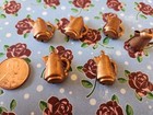 Lot Of 6 Copper Colored Metal Vintage Coffee Pot Charms