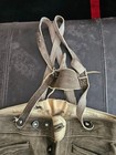 1970s Traditional Leather Trousers With Suspenders For Kids - Suede Vintage