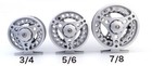 Fly Fishing Reel  3 4  5 6  7 8 Black Silver
