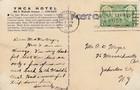 Vintage Postcard Illinois  Ymca Hotel--chicago  Linen  Posted  1938 Stamp