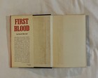 First Blood By David Morrell    1972  Hc dj   Signed Bp   Very Good Cond  Bce