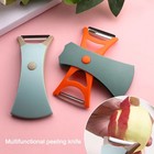 2 In1 Stainless Steel Multi-function Potato Peeler Fruit Vegetable Chopper Mini 