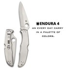 Spyderco Endura 4 Signature Folder Utility Knife With 3 85  Vg-10 Steel  c10p