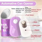 Kratax One Touch Electric Can Opener  Auto Stop By Smart Sensor  No Sharp Edge