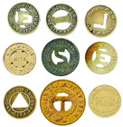 Transit Token Mixed Lot Of 9 Different City Transportation Coins Vintage Tokens