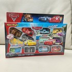 12pcs Pixar Cars Lightning Mcqueen Diecast Pvc Toy Set Kids Birthday Gift Fun