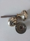 Pair Of Brass Door Knobs Handle Vintage Reclaimed Pat No 355232