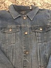 Lee Riders Women Large L Blue Denim Jean Button Jacket