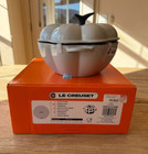 Le Creuset Dune Enameled Cast Iron Pumpkin Shaped Cocotte 2 25 Qt Vapeur New
