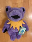 Grateful Dead Liquid Blue Bear Purple Jerry Gold Collar Steven Smith 1990