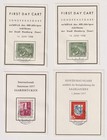 E6312   24  1950 s Saar First Day Covers And Cards  Unchecked 