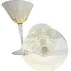 Vintage Glasses-fostoria Trojan Topaz Tall Sherbet-champagne Coupes 1929-1936