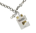 Michael Kors     Mk Round Logo Links Silver Tone Chain Belt 40        Size Xxl 1x  Nwt