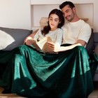 Extra Large Fleece Throw Blanket For Couch Sofa 300gsm Super Soft And Warm Bla