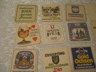 Large Lot Of Vintage Square Reversible Coasters Advertising Assorted Beers