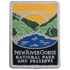 New River Gorge National Park Patch - Embroidered West Virginia Badge 2-7 8 