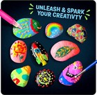 Kids Rock Painting Kit Glow In The Dark Arts   Crafts Gifts For Boys And Girls