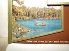 1950 s Hamm s Lake Scene Left Side Plaque Sign
