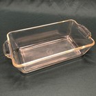 Pyrex  old Logo  Pre-1975 212 1 5qt  Loaf Pan Clear Glass 8-3 4  X 5  X 2-1 2 