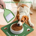 2pcs Small Broom And Dustpan Set  Mini Dust Pan Brush  Hand Whisk Green 
