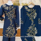 Women s Pakistani Style Embroidered Cord Set Soft Crepe Party Wear Ethnic Outfit