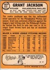 1968 -grant Jackson- Topps Autograph signed auto Baseball Card  512 Phillies