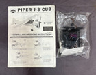 Vintage Cox Piper J-3 Cub Gas Powered Control Line Model Airplane Box   Manuals