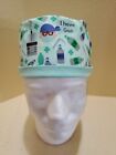 I Have Gas Anesthesia Men s Skull chemo Surgical Scrub Hat cap Handmade