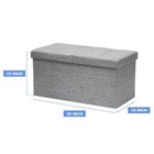 30  Storage Ottoman With Smart Lift Top  Upholstered Tufted Bench  Foot Rest    
