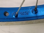 Nos Blue 20  Sumo Front Wheel W shiny Sides For Old School Bmx