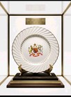 1953 Queen Elizabeth Ii Coronation Plate Vintage Royal Commemorative Collectible