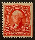 Travelstamps  1902-1903 Us Stamps Scott  301 - 2   Washington Mint Mnh Og