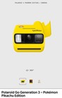 Presale Polaroid Go Gen3 Mini Instant Camera - Pok  mon Pikachu Ships 9-29-26