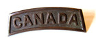 Ww I Canadian Military Shoulder Title Marker Made By Roden Bros 1916 Canada