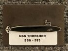 Uss Thresher Ssn 593 Enamel Lapel Pin - Nuclear Submarine - Subvets