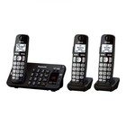 Panasonic Kxtge243b Expandable Digital Cordless Answering Phone System 3-handset