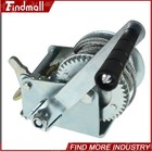 Findmall Heavy Duty Hand Crank Winch Crank Cable Gear Winch With Rope Hook 800lb