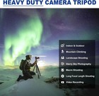 85  Heavy Duty Camera Tripod Monopod For Dslr Phone 360 Ball Head 35lbs Load
