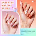 24 Pcs Gel Nail Polish Set 21 Popular Colors Gel Nail Polish Base Coat Glossy  