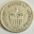 1917 75  Silver Philippines us Administration Twenty  20  Centavos Coin vg f35