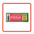Coca-cola 1950s Style Wood Sign 24         Vintage Repro          Thirst Stops Here      