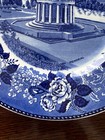 English Staffordshire Ware   george Rogers Clark Memorial   blue white  10  Plate