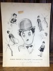 Original 1931 Chuck Thorndike Drawing Promo Ad Art Charlie Chaplin  city Lights 