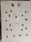 Vintage All Wood Button Lot Of 20 Deco Carved Mixed Size   Shape Handpainted