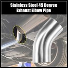 1 Pcs Od 3 Inch 45 Degree Mandrel Bend Elbow Ss304 Stainless Steel Bend Tube 