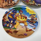 Vtg 1998 Mcdonald   s Summer Collectible Plates Lot Of 5 