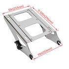 5 5  Razor Trunk Backrest Mount Rack Pack For Harley Touring Road Glide 2014-26