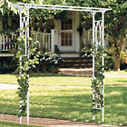 82 Inch Tall Outdoor Garden Trellis Metal Arch Gothic Arbor For Climbing Plant