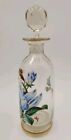Antique Enameled Moser Art Glass Perfume Bottle Victorian Bohemian
